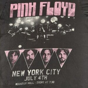 Pink Floyd Shirt Men's Size Medium New York City Short Sleeve Black Wooster Hall